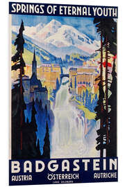 Foam board print Bad Gastein (English)