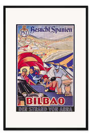 Gerahmter Kunstdruck Besucht Spanien, Bilbao