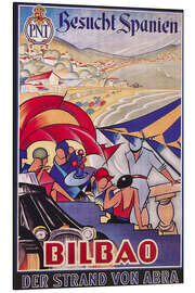 Magnettafel Besucht Spanien, Bilbao