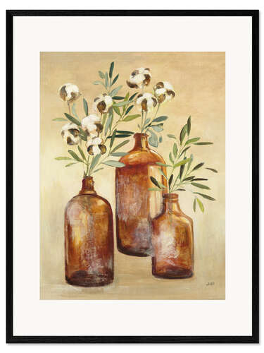 Framed art print Cotton Still Life