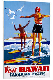 Magnettafel Besuchen Sie Hawaii (englisch)