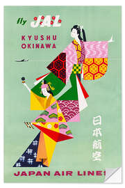 Självhäftande poster Japan Air Lines