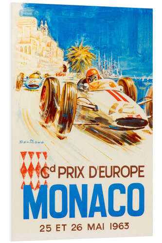 Foam board print Grand Prix of Monaco, 1963 (French)