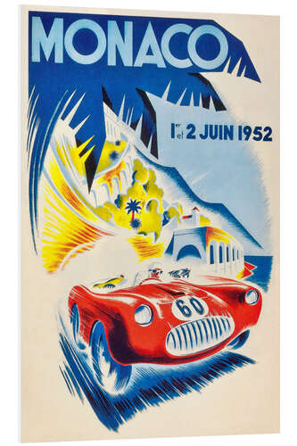 Tableau en PVC Monaco 1952