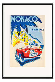 Gerahmter Kunstdruck Monaco Grand Prix 1952
