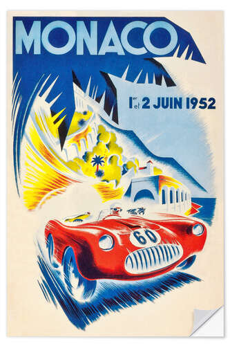 Sticker mural Monaco 1952