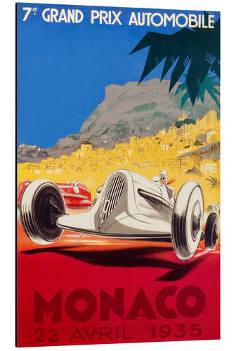 Aluminiumsbilde Grand Prix of Monaco 1935 (French)