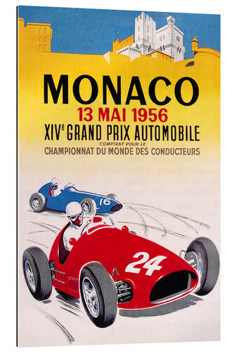 Gallery Print Großer Preis von Monaco 1956 (französisch)