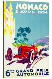 Magnettafel Großer Preis von Monaco 1934 (Französisch)