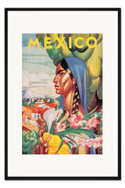 Gerahmter Kunstdruck Mexiko