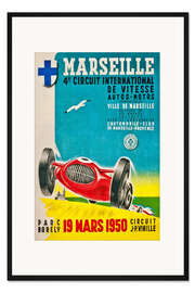 Gerahmter Kunstdruck Marseille (französisch)