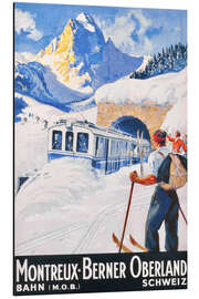 Magnettafel Montreux, Berner Oberland