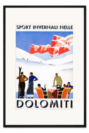 Gerahmter Kunstdruck Dolomiti