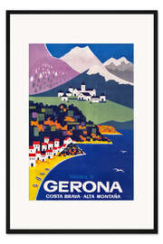 Gerahmter Kunstdruck Gerona (spanisch)