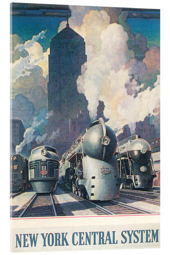 Acrylglasbild New York Central System
