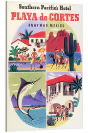 Magnettafel Playa de Cortes (englisch)