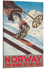 Magnettafel Norwegen (englisch)