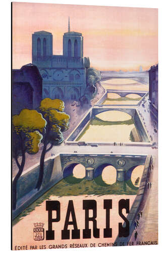 Quadro em alumínio Paris (francês)