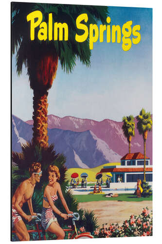 Aluminium print Palm Springs