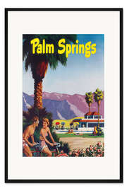 Gerahmter Kunstdruck Palm Springs