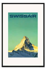 Gerahmter Kunstdruck Swissair – Switzerland