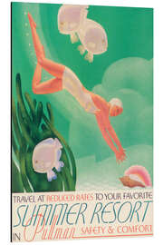 Magnettafel Sommerresort (englisch)