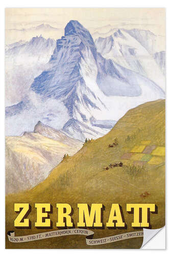 Självhäftande poster Zermatt