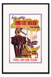 Gerahmter Kunstdruck Vietnam (Vietnamesisch)