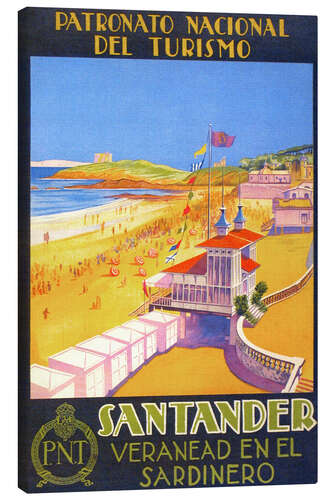 Canvas print Santander (spanish)