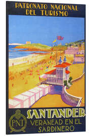 Magnettafel Santander (spanisch)