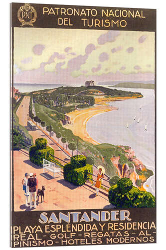 Akrylbilde Santander (spanish)