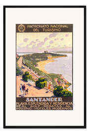 Gerahmter Kunstdruck Santander (spanisch)