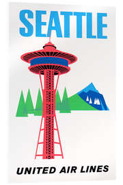 Acrylic print Seattle