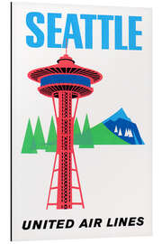 Magnettafel Seattle (englisch)