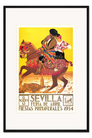 Gerahmter Kunstdruck Sevilla (spanisch)