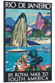 Acrylglasbild Rio de Janeiro (englisch)