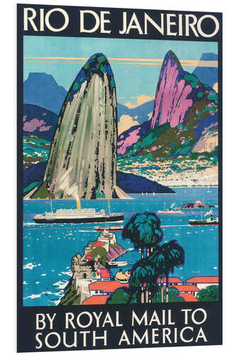 Foam board print Rio de Janeiro