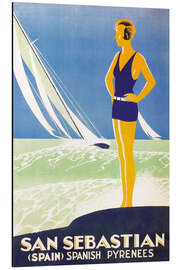 Magnettafel San Sebastian (englisch)
