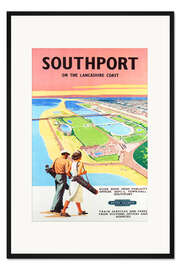 Gerahmter Kunstdruck Southport Golf (englisch)