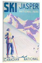 Gallery print Ski in Jasper