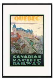 Gerahmter Kunstdruck Quebec (englisch)