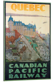 Magnettafel Quebec (englisch)