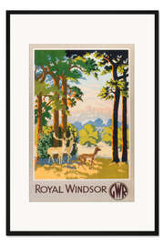 Gerahmter Kunstdruck Royal Windsor