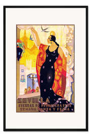 Gerahmter Kunstdruck Sevilla (spanisch)