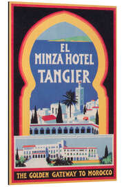 Aluminium print Minza Hotel Tangier (English)