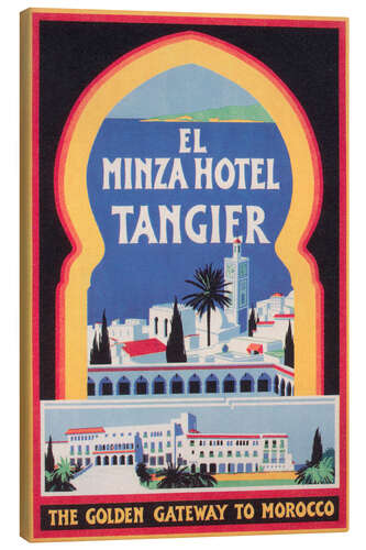 Canvastavla Minza Hotel Tangier (English)