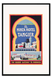 Gerahmter Kunstdruck Minza Hotel Tangier (englisch)
