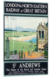 Foam board print St Andrews (English)