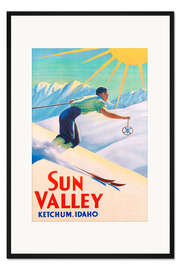 Gerahmter Kunstdruck Sun Valley (englisch)