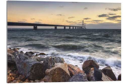 Tableau en plexi-alu Liaison du Grand Belt, Danemark